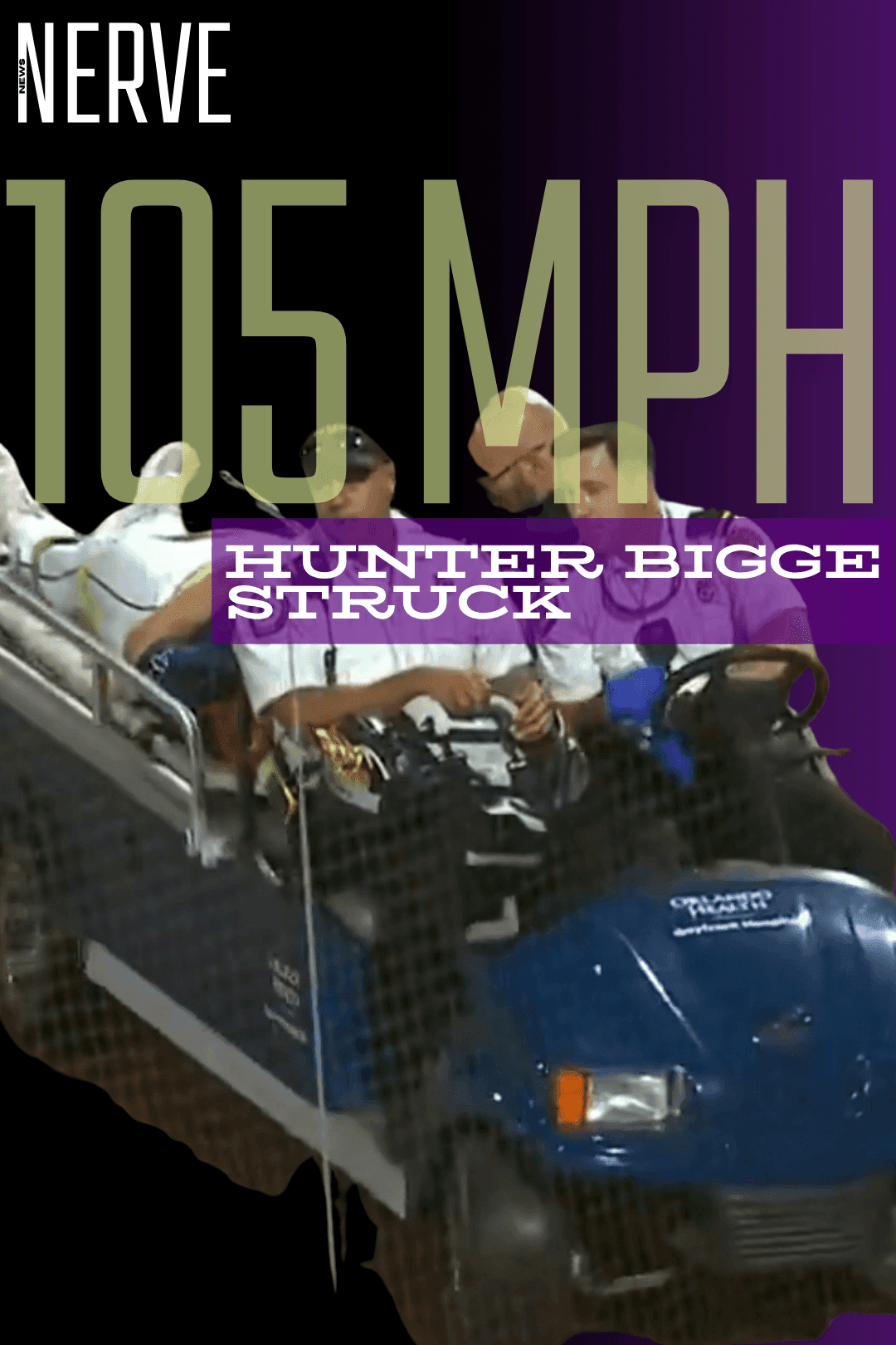 Video: Hunter Bigge Struck by 105 MPH Foul Ball