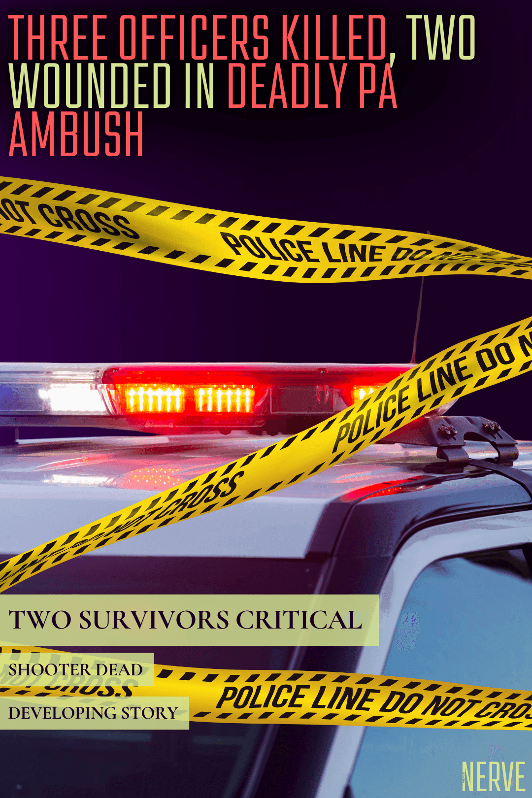 Three PA officers killed, two wounded in ambush while serving domestic violent warrant