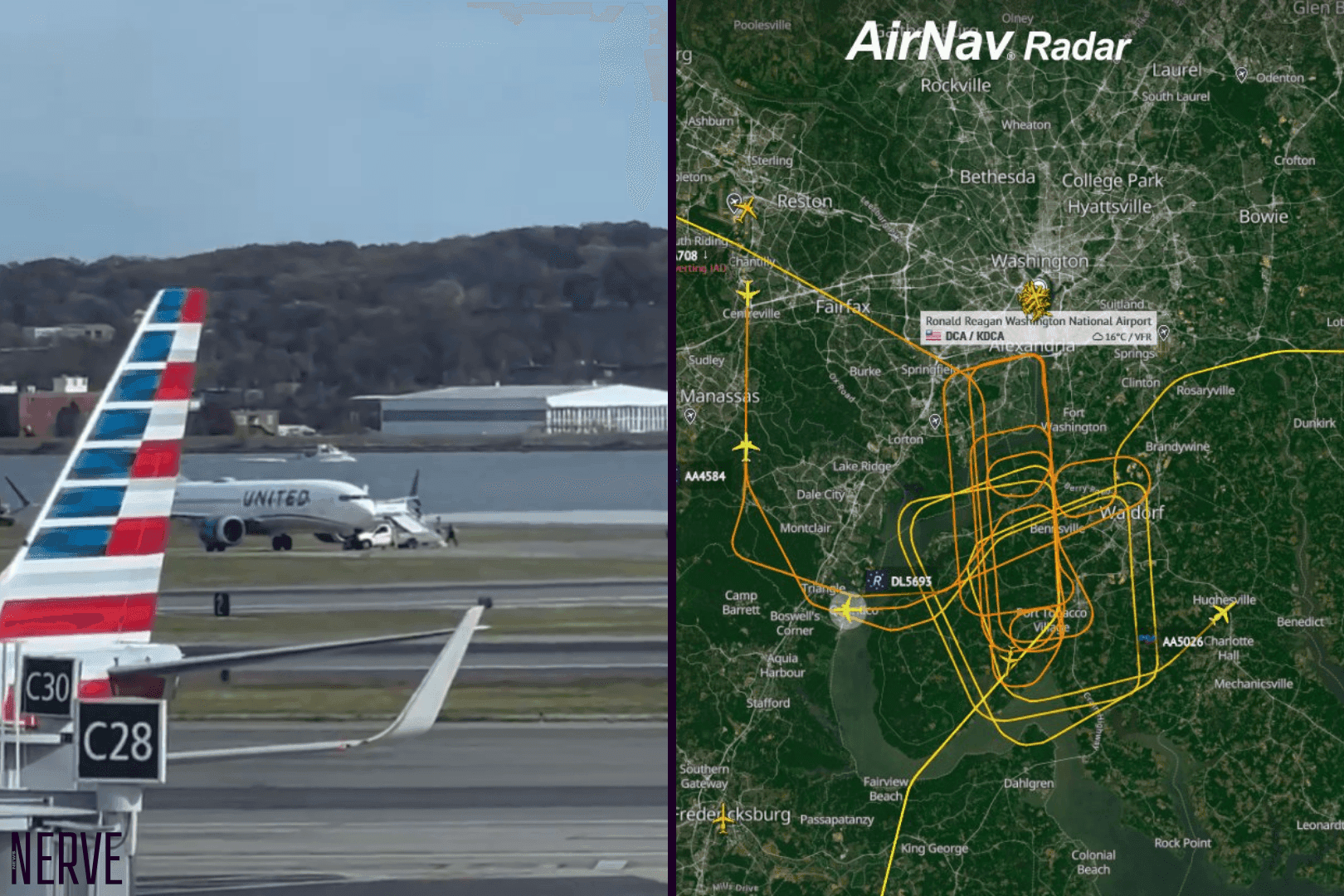 Bulletin: Reagan National Airport flights grounded following bomb threat on arriving plane