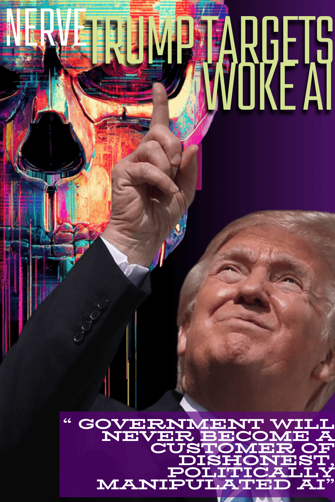 Trump signs order banning woke AI from receiving federal contracts