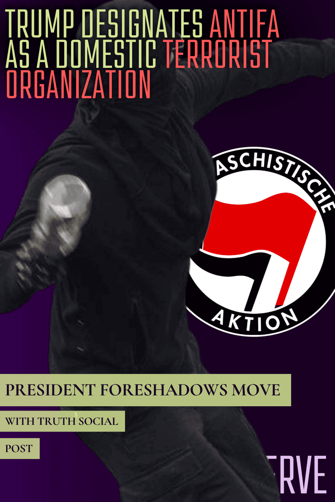 Trump to designate Antifa as a domestic terrorist organization