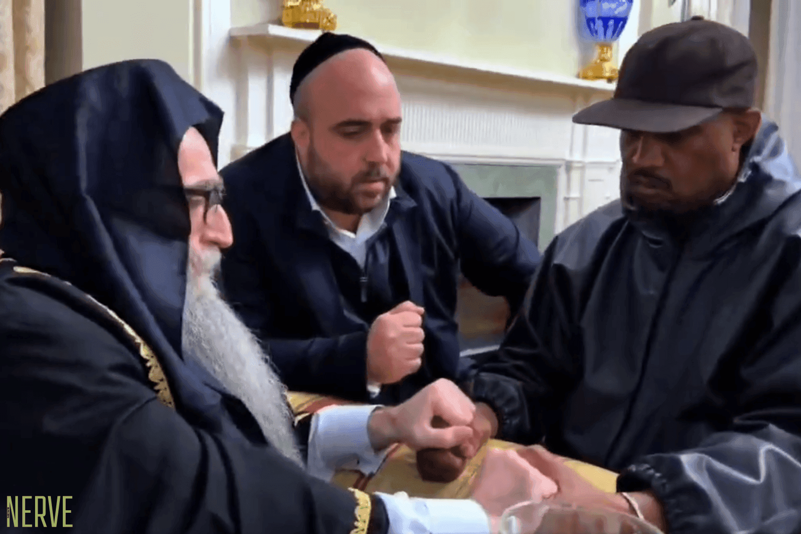 Kanye West attends struggle session with connected criminal rabbi who caused cop’s suicide