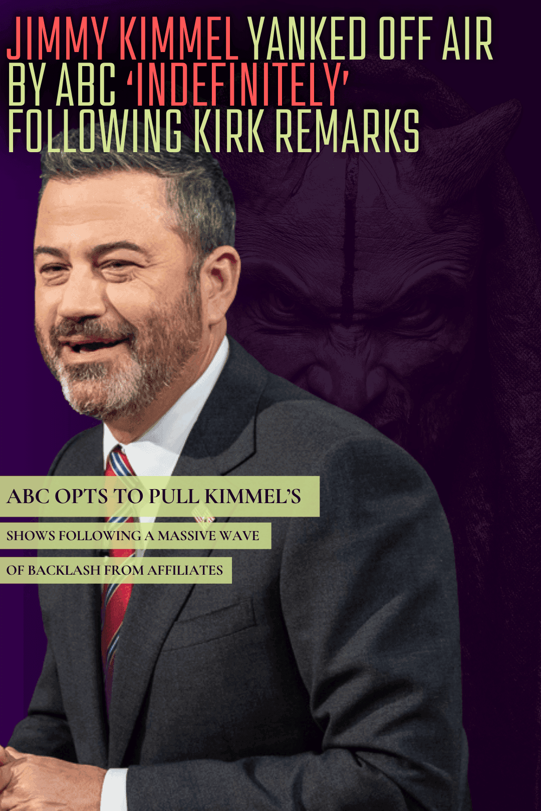 ABC pulls Jimmy Kimmel ‘indefinitely’ following deranged on-air lies about Kirk’s killer