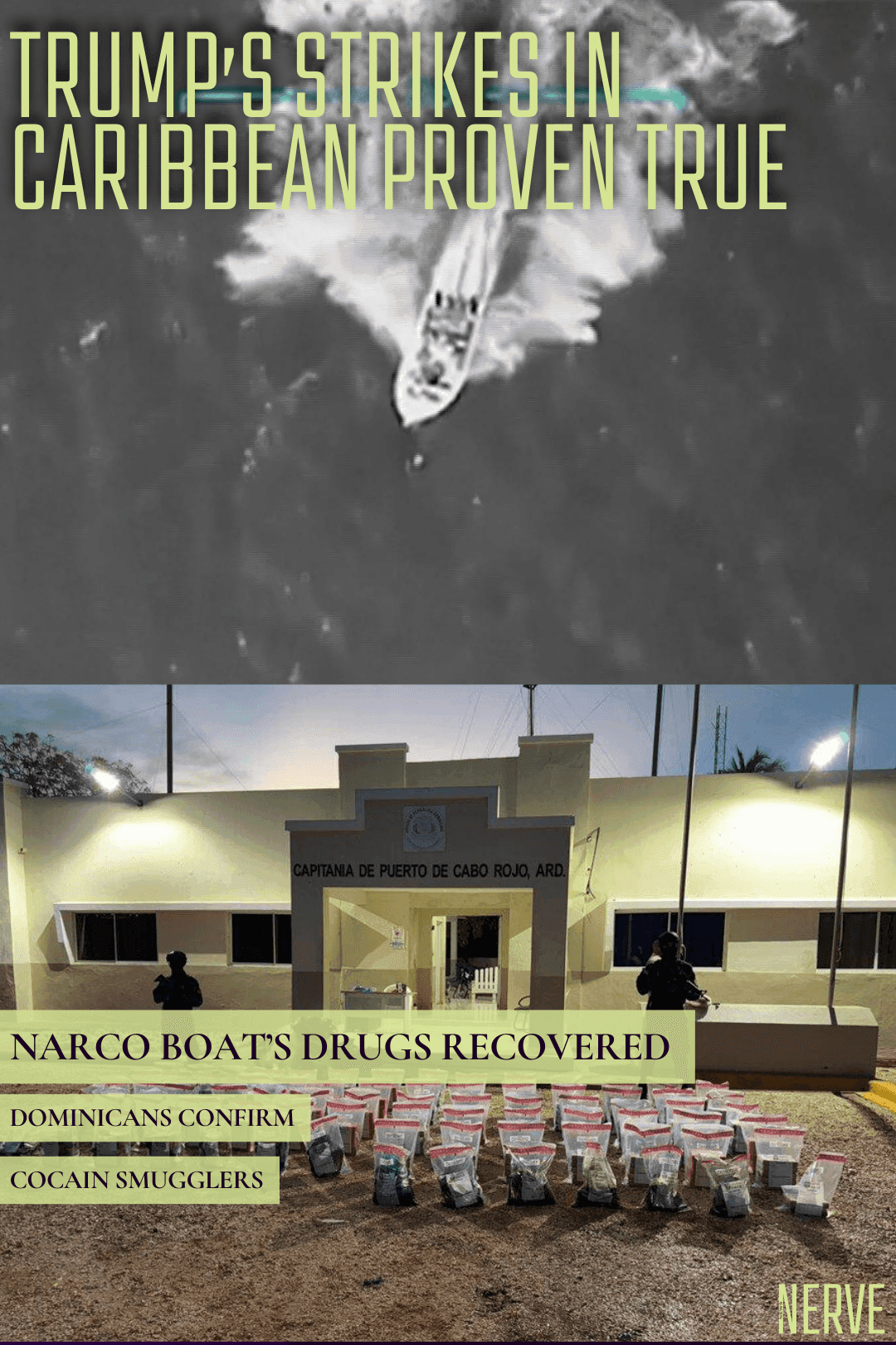 Dominicans recover drugs vindicating Trump’s strikes on Venezuelan speedboats