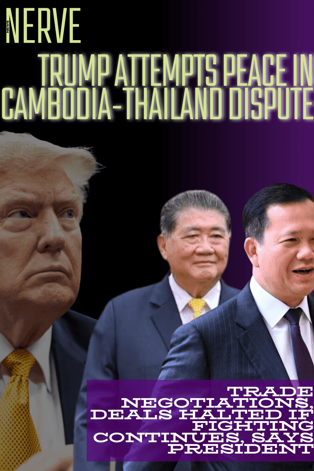 President Trump intervenes in Cambodia—Thailand border clashes
